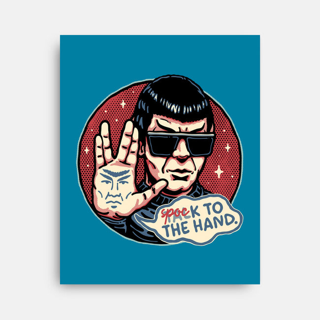 Spock To The Hand-None-Stretched-Canvas-glitchygorilla