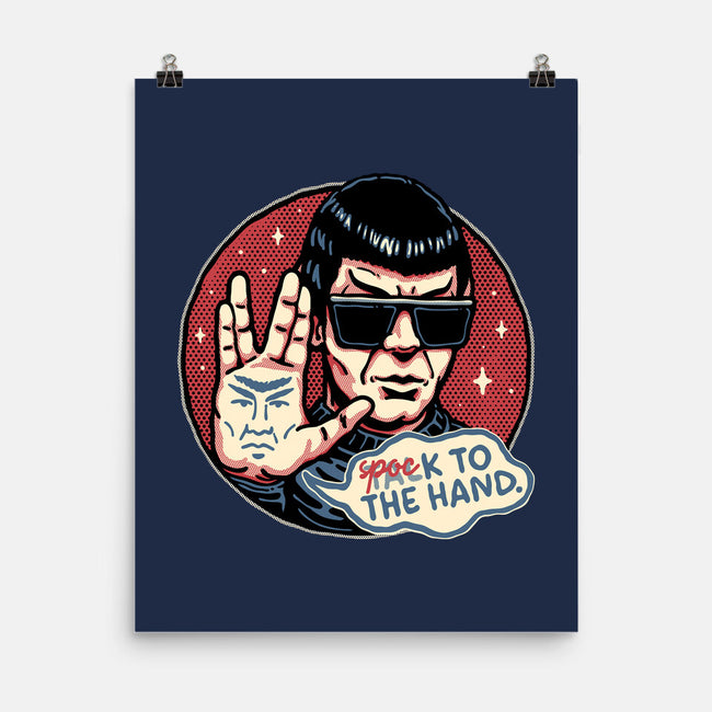 Spock To The Hand-None-Matte-Poster-glitchygorilla