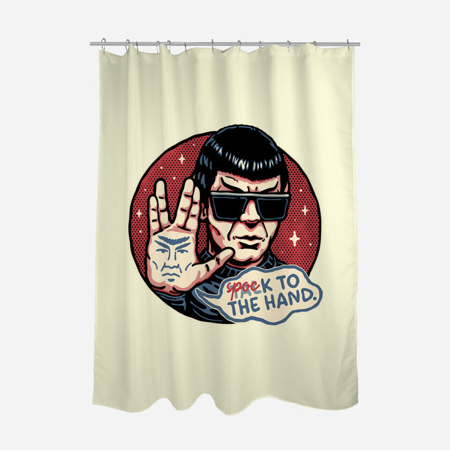Spock To The Hand-None-Polyester-Shower Curtain-glitchygorilla