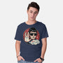 Spock To The Hand-Mens-Basic-Tee-glitchygorilla