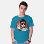 Spock To The Hand-Mens-Basic-Tee-glitchygorilla