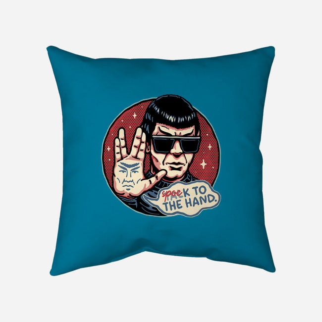 Spock To The Hand-None-Removable Cover w Insert-Throw Pillow-glitchygorilla