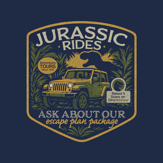 Jurassic Rides-Mens-Basic-Tee-Popnotic