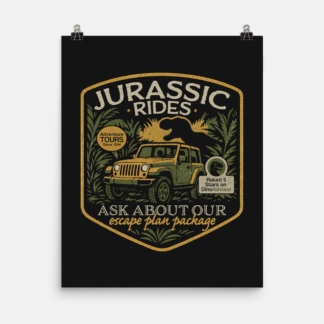 Jurassic Rides-None-Matte-Poster-Popnotic