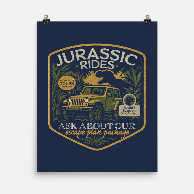 Jurassic Rides-None-Matte-Poster-Popnotic