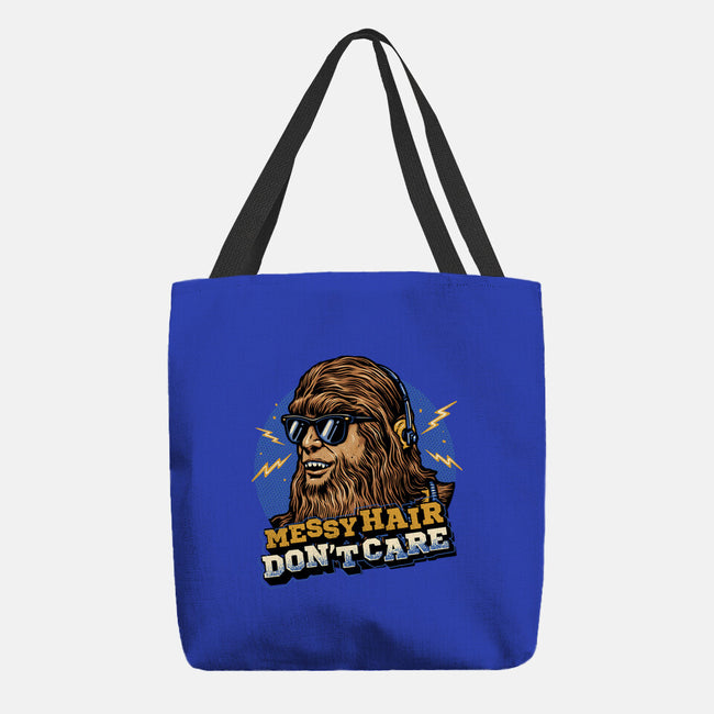 Messy Hair Don’t Care-None-Basic Tote-Bag-glitchygorilla