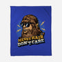 Messy Hair Don’t Care-None-Fleece-Blanket-glitchygorilla