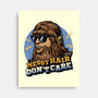 Messy Hair Don’t Care-None-Stretched-Canvas-glitchygorilla