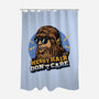 Messy Hair Don’t Care-None-Polyester-Shower Curtain-glitchygorilla