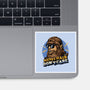 Messy Hair Don’t Care-None-Glossy-Sticker-glitchygorilla