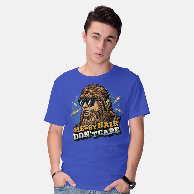 Messy Hair Don’t Care-Mens-Basic-Tee-glitchygorilla