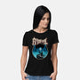 Dracula Ghost-Womens-Basic-Tee-demonigote