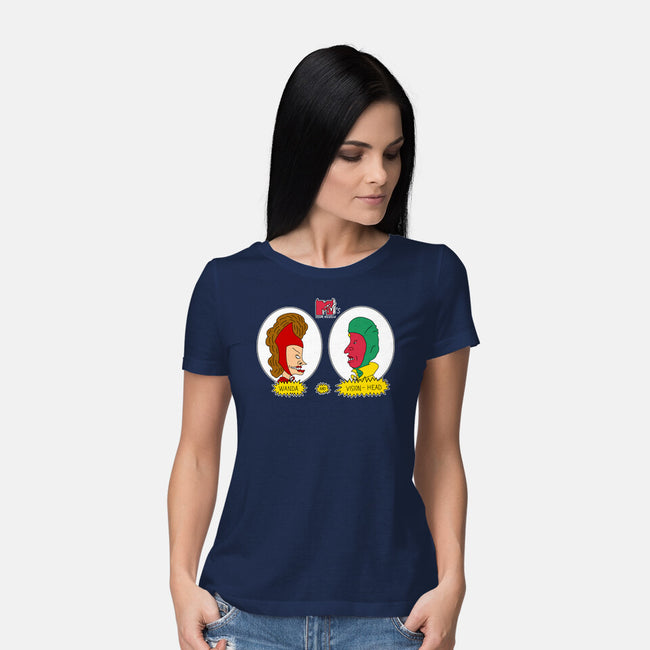 Sitcom Comic-Womens-Basic-Tee-demonigote