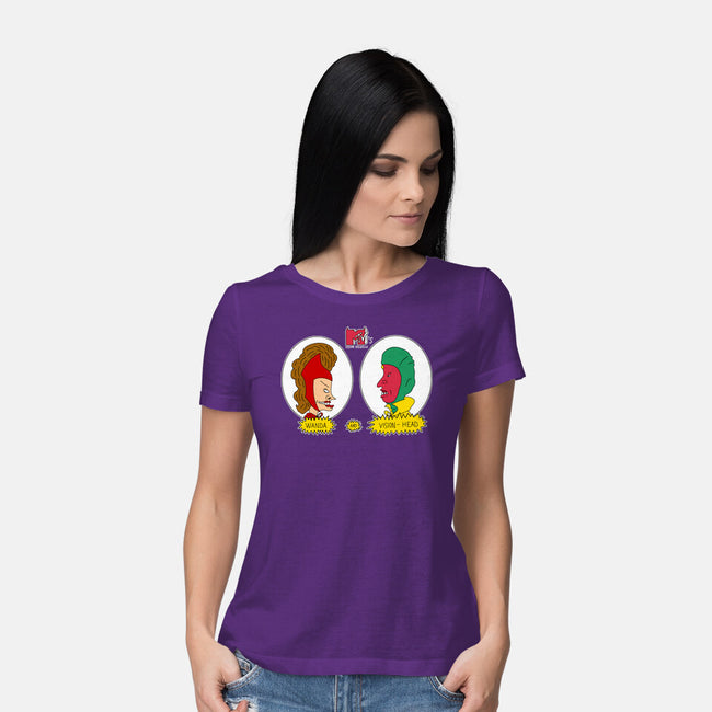 Sitcom Comic-Womens-Basic-Tee-demonigote
