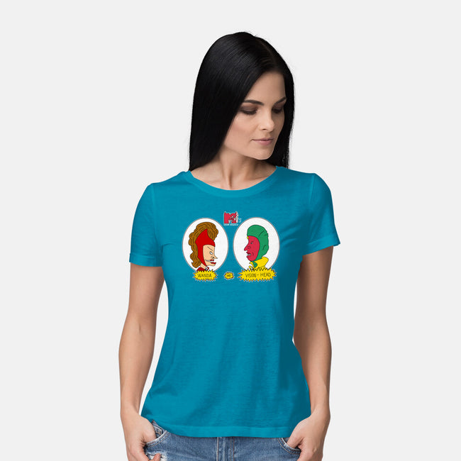 Sitcom Comic-Womens-Basic-Tee-demonigote