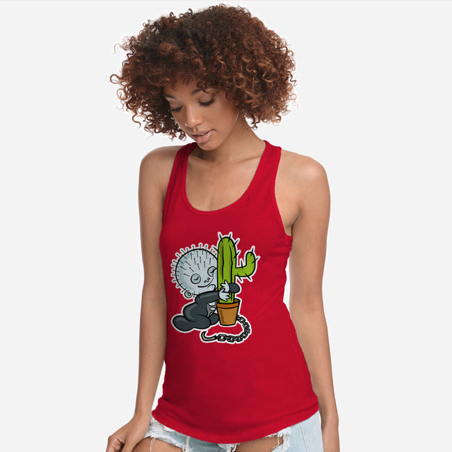 Baby Terror-Womens-Racerback-Tank-demonigote