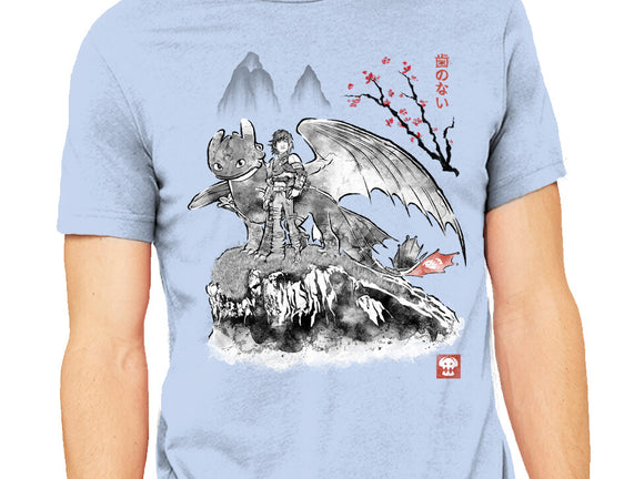 Toothless Sumi-e