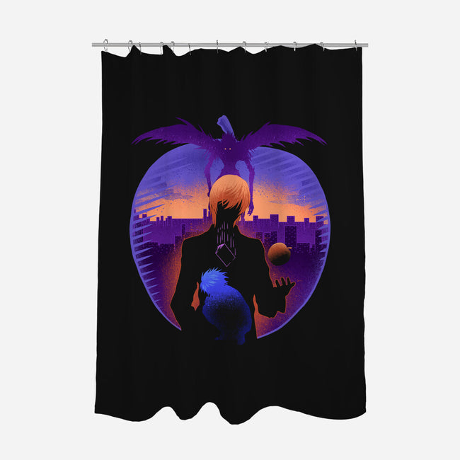 A Mysterious Black Notebook-None-Polyester-Shower Curtain-sachpica