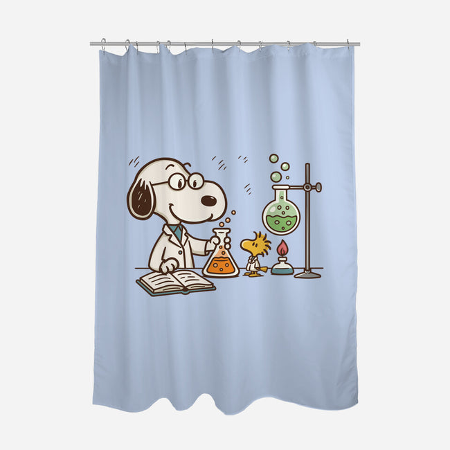 Let's Make Science-None-Polyester-Shower Curtain-Xentee