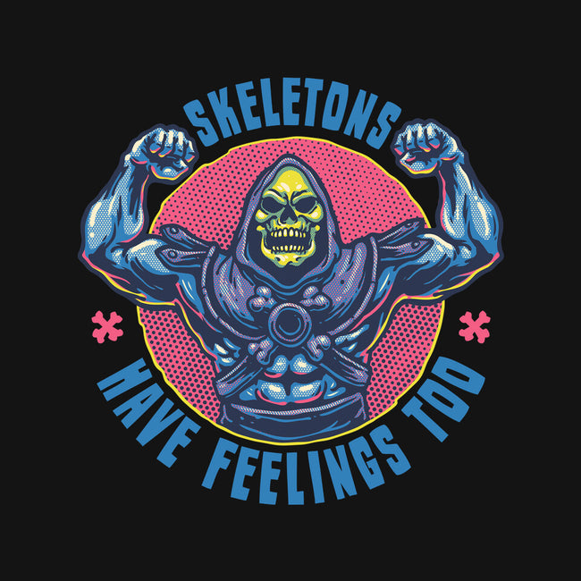 Skeletons Have Feelings Too-Womens-Racerback-Tank-glitchygorilla