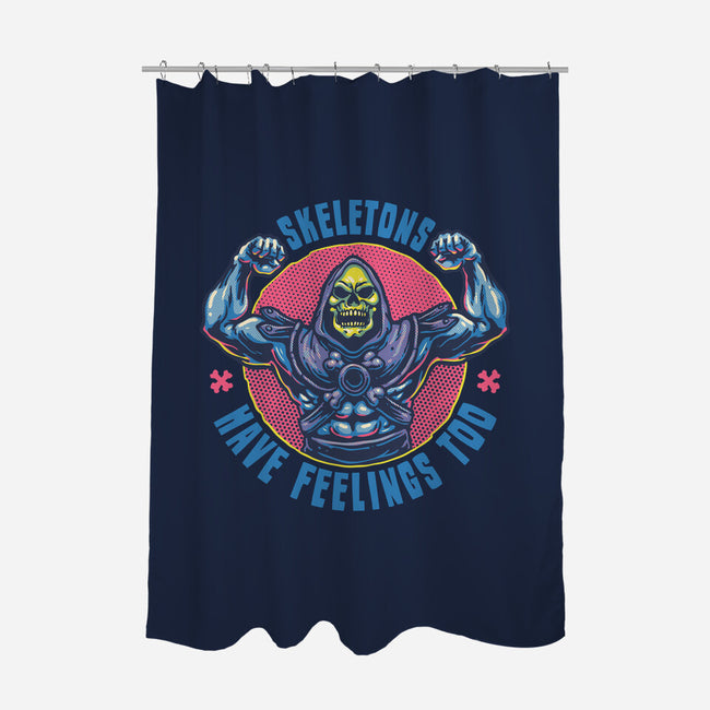 Skeletons Have Feelings Too-None-Polyester-Shower Curtain-glitchygorilla