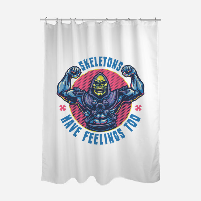 Skeletons Have Feelings Too-None-Polyester-Shower Curtain-glitchygorilla