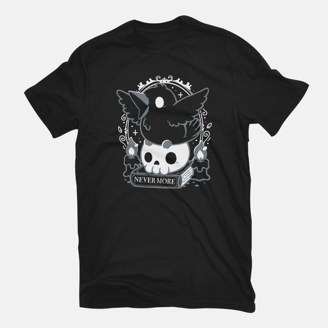 Never More Crow-Womens-Fitted-Tee-Vallina84