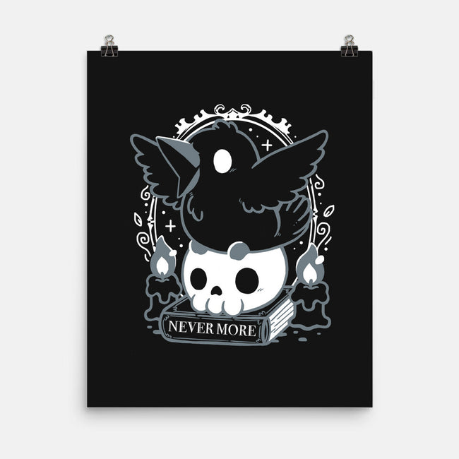 Never More Crow-None-Matte-Poster-Vallina84