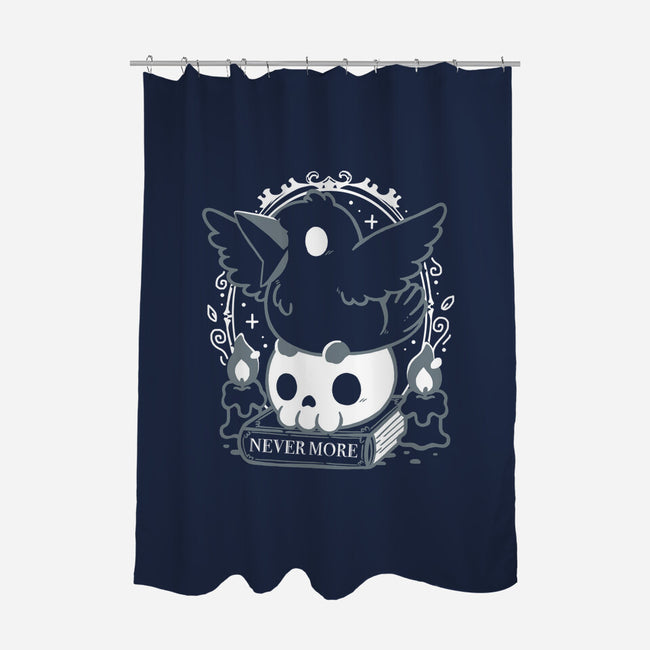 Never More Crow-None-Polyester-Shower Curtain-Vallina84