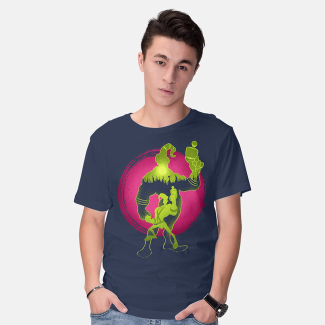 A Earthworm With A Robotic Suit-Mens-Basic-Tee-sachpica