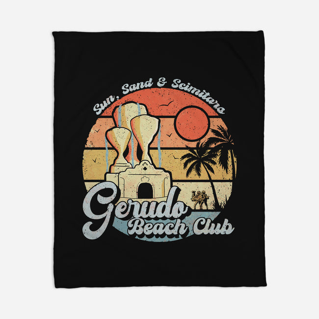 Gerudo Beach Club-None-Fleece-Blanket-NMdesign