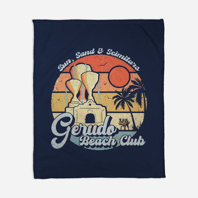 Gerudo Beach Club-None-Fleece-Blanket-NMdesign
