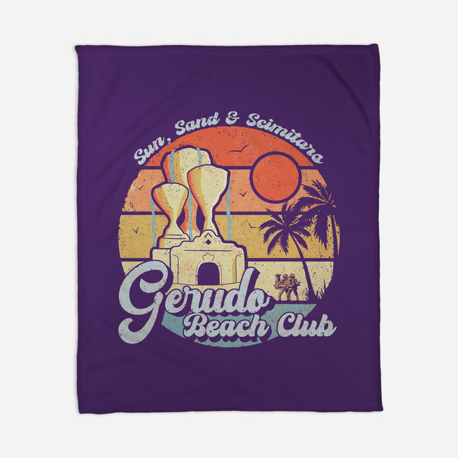 Gerudo Beach Club-None-Fleece-Blanket-NMdesign