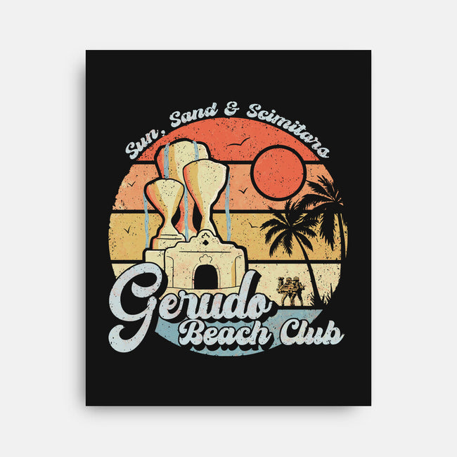 Gerudo Beach Club-None-Stretched-Canvas-NMdesign