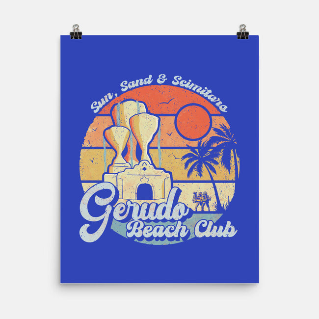 Gerudo Beach Club-None-Matte-Poster-NMdesign