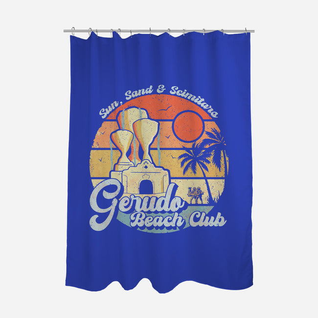 Gerudo Beach Club-None-Polyester-Shower Curtain-NMdesign