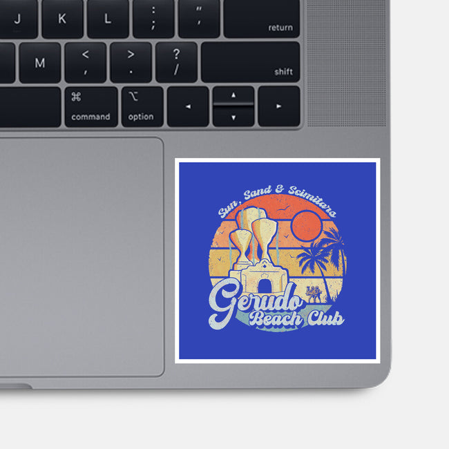 Gerudo Beach Club-None-Glossy-Sticker-NMdesign
