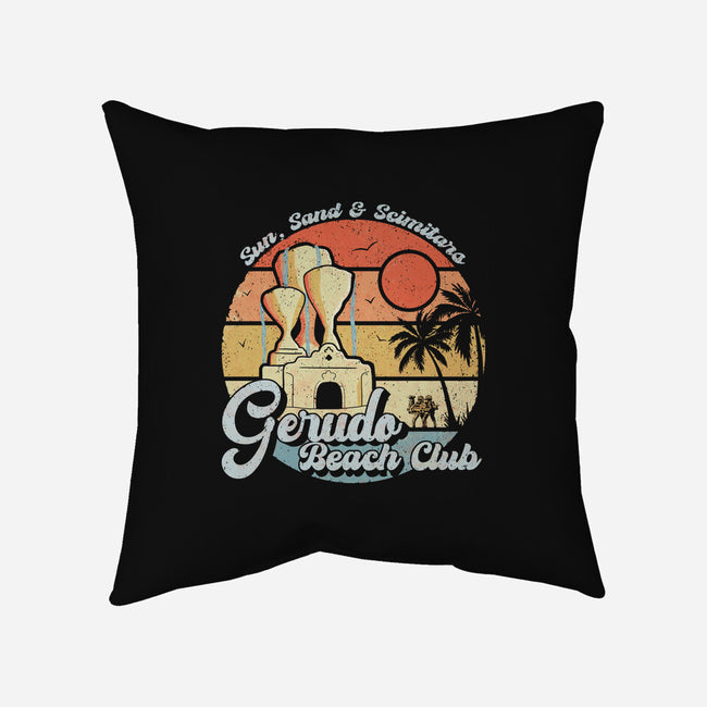 Gerudo Beach Club-None-Removable Cover w Insert-Throw Pillow-NMdesign