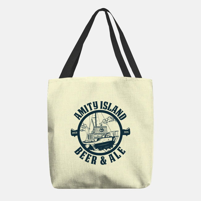 Amity Island Beer And Ale-None-Basic Tote-Bag-piercek26