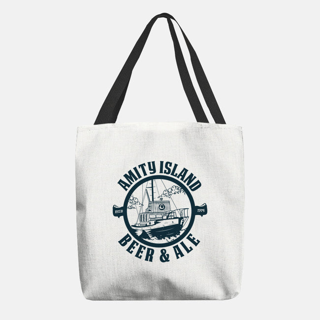 Amity Island Beer And Ale-None-Basic Tote-Bag-piercek26