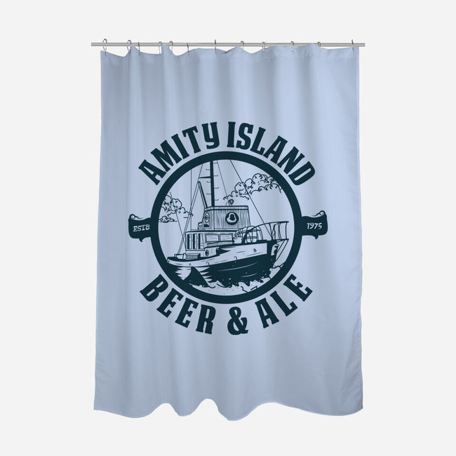 Amity Island Beer And Ale-None-Polyester-Shower Curtain-piercek26