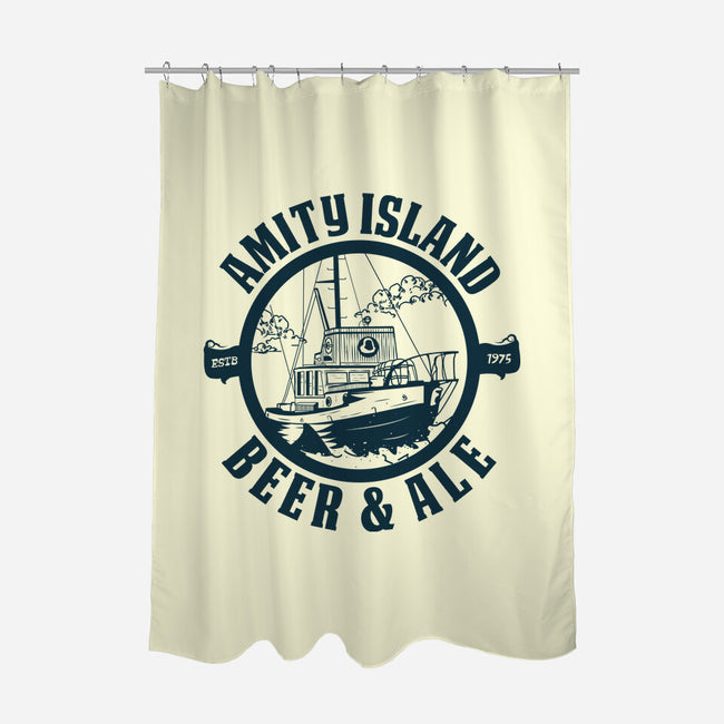 Amity Island Beer And Ale-None-Polyester-Shower Curtain-piercek26