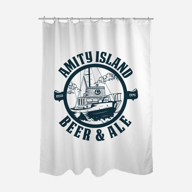 Amity Island Beer And Ale-None-Polyester-Shower Curtain-piercek26