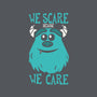 We Scare Because We Care-Mens-Basic-Tee-piercek26