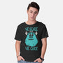 We Scare Because We Care-Mens-Basic-Tee-piercek26