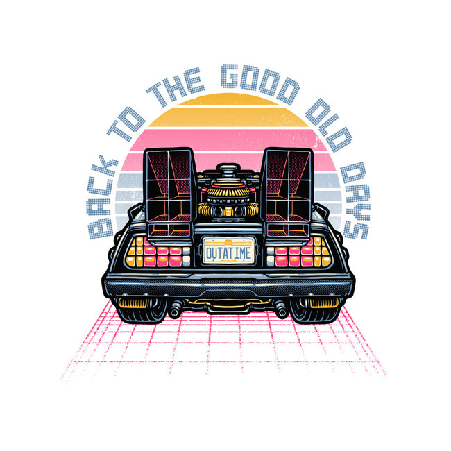 Back To The Good Old Days-Unisex-Kitchen-Apron-glitchygorilla