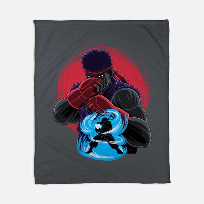 Wanderer Fighter-None-Fleece-Blanket-rmatix