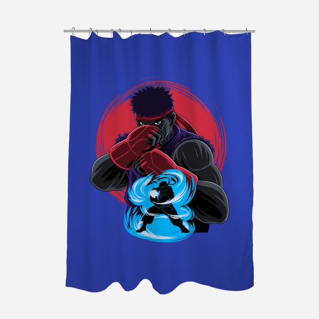 Wanderer Fighter-None-Polyester-Shower Curtain-rmatix