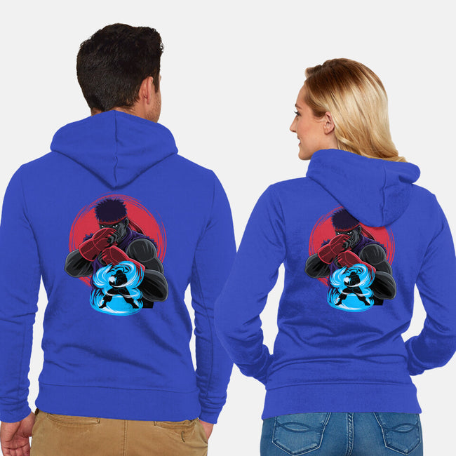 Wanderer Fighter-Unisex-Zip-Up-Sweatshirt-rmatix