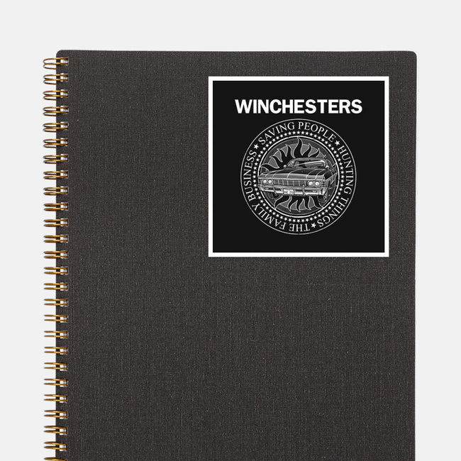 Emblem Of The Hunt-None-Glossy-Sticker-glitchygorilla